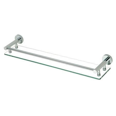 Полка стеклянная Savol S-608791, хром, артикул S-608791