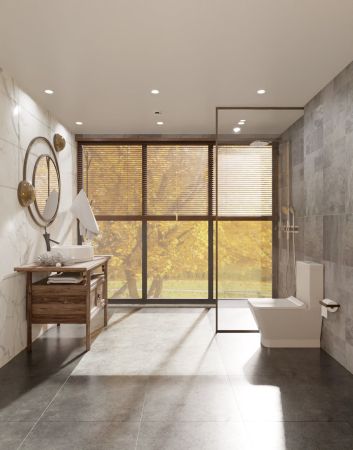 AQM1005 Унитаз напольный Rimless c сиденьем SoftClose, горизонтальный выпуск. 620x345x415мм, артикул AQM1005