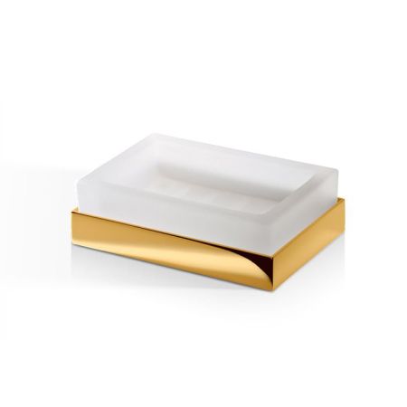 Decor Walther Corner STS Мыльница настольная, стекло сатинированное, цвет: золото