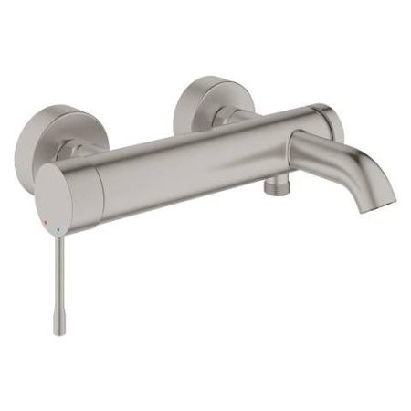 Смеситель GROHE Essence New для ванны, суперсталь (33624DC1)