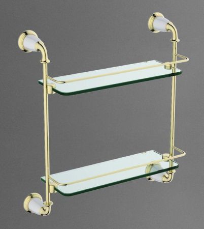Двойная стеклянная полка AM-3684Do, артикул AM-3684Do