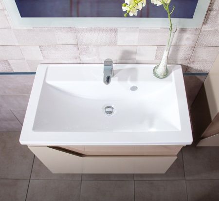 Комплект мебели для ванной Бриклаер БРАЙТОН 80B, бежевый, артикул БРАЙТОН 80B