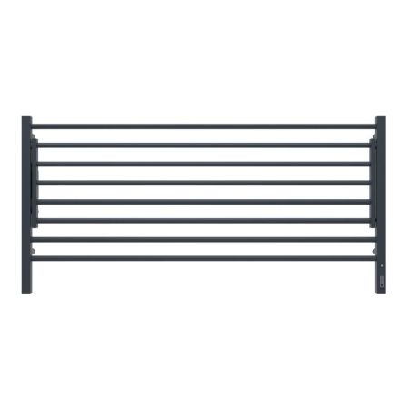 Полотенцесушитель электрический с полкой Terminus Горизонт П8 120х60 КС, черный муар, артикул 4670078543349