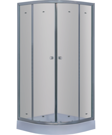 Душевой уголок Timo 80x80 TL-8001F профиль Хром стекло матовое, артикул TL-8001F