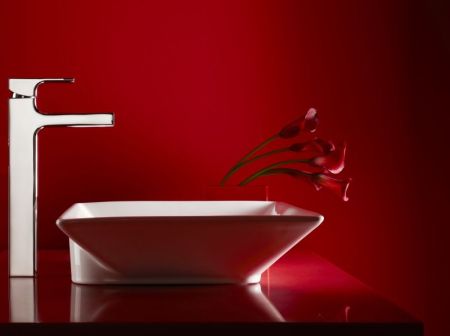 Смеситель для раковины  JACOB DELAFON STRAYT E98340-CP (хром, L-13,1 H-24), шт, артикул E98340-CP