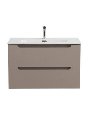 ETNA База под раковину подвесная с двумя выкатными ящиками, с доводчиками, Еловый Матовый, 800x455x500, ETNA-800-2C-SO-VO, артикул ETNA-800-2C-SO-VO
