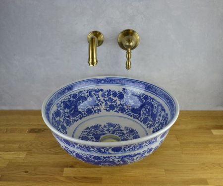 Смеситель для раковины настенный Bronze de Luxe TIFFANY 1920BR, бронза, артикул 1920BR