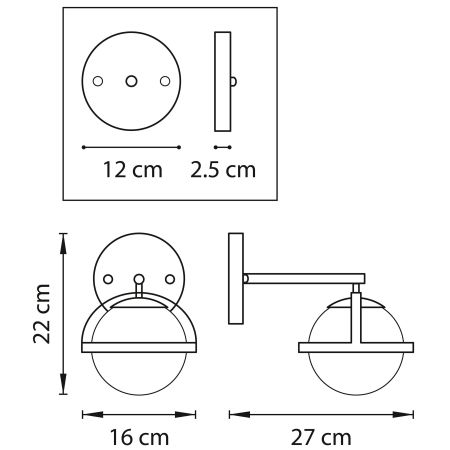 Бра Croco Lightstar 815617, артикул 815617