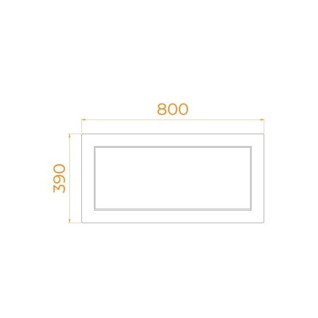 Экран для душевого поддона RGW NB/CL-S (800), артикул 16230912-80b