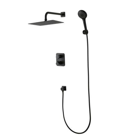 Смеситель Lemark Bronx для ванны и душа термостатический встраиваемый (LM3749BL), артикул LM3749BL