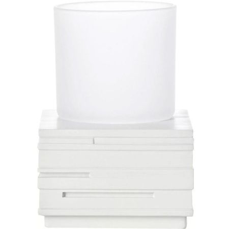 Стакан для зубных щеток Ridder Brick 22150101 Белый