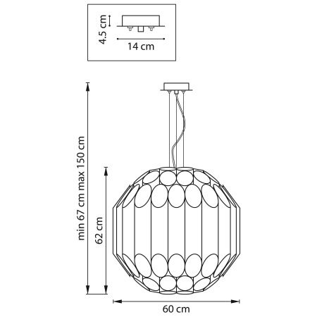 Люстра подвесная Siena Lightstar 720802