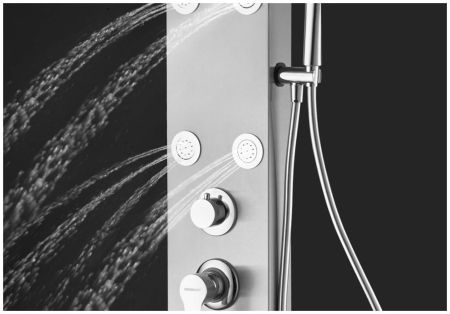 Душевая панель Galaxy Matt с гидромассажем, артикул 00209998