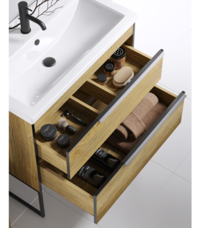 "Fargo" тумба под умывальник, цвет дуб балтийский, FRG0108DB, ТМ «AQWELLA», артикул FRG0108DB