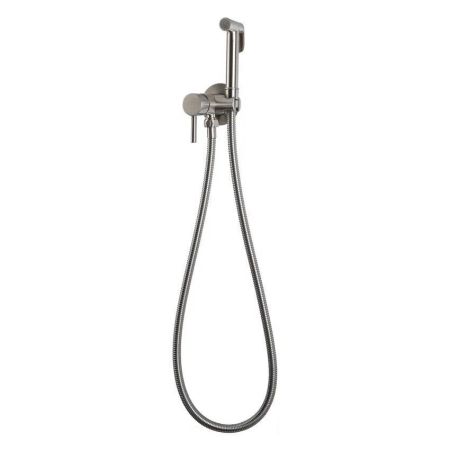 Гигиенический душ со смесителем встраиваемый FILARETE Roun FL100NK, никель