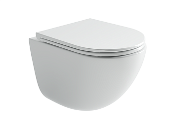 Подвесной унитаз Тренд (Vogue) безободковый, смыв торнадо