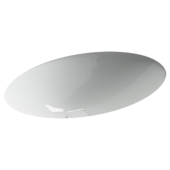 Раковина встраиваемая снизу Ceramicanova Эра (Era) овальная 615x435x220 мм, цвет белый арт. CN6081