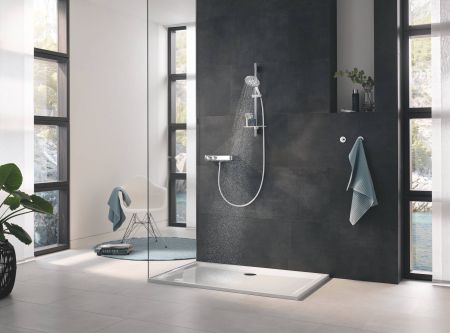 Душевой гарнитур GROHE Rainshower SmartActive 150, 3 вида струй, хром (26592000), артикул 26592000