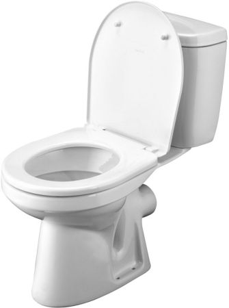 Унитаз-компакт напольный SANTEK АНИМО 1.WH30.2.135 гор. вып. 63,5*38  + сиденье  (белый), шт, артикул 1.WH30.2.135