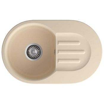 Кухонная мойка GranFest SMART 685L, бежевый