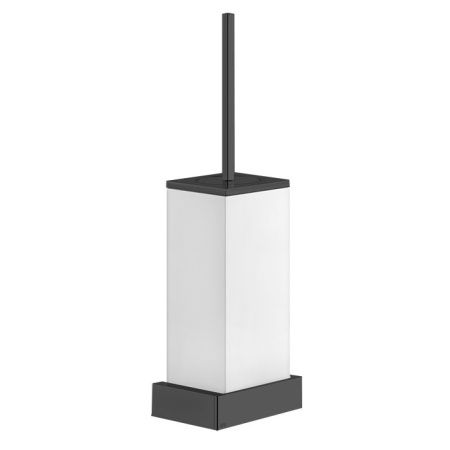 Gessi Rettangolo Ершик для унитаза подвесной, цвет: черный/белый