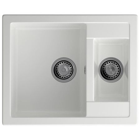 Кухонная мойка GranFest QUADRO 610K, иней, артикул Q-610K иней