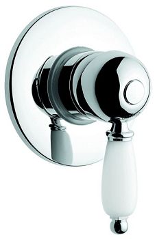 Emmevi Laguna, встраиваемый в стену однорычажный смеситель для душа, цвет хром