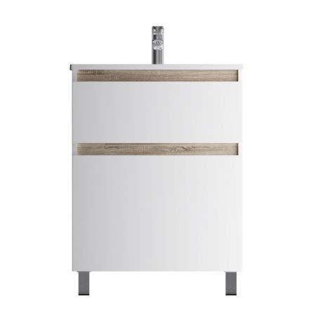 M85AFSX0652WG X-Joy, База под раковину, напольная, 65 см, 2 ящика, белый глянец, артикул M85AFSX0652WG