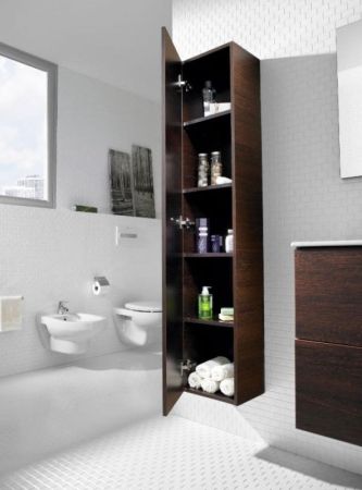 Шкаф пенал Roca Victoria Nord 30 ZRU9000025 подвесной Венге, артикул ZRU9000025