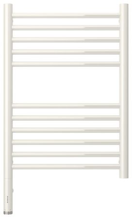 Полотенцесушитель электрический "БОГЕМА 3.0" прямая 600х400 / МЭМ левый (Белый)