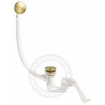 Слив-перелив (автомат, 90 см.) FILARETE FL90MG, матовое золото