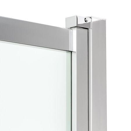 Шторка для ванны NEW TRENDY SENSI 85 см P-0037 (хром), артикул P-0037