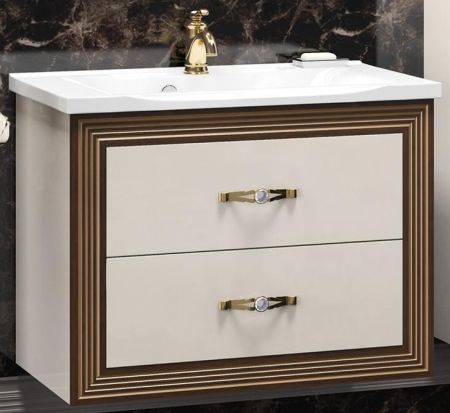 Мебель для ванной Карат 100 Opadiris Бежевый/золото, артикул 