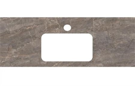 Спец.декоративное изделие для раковин, встраиваемых снизу 120 см Парнас пепельный лаппаированный, артикул PL3.VT280\120