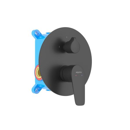 Смеситель для ванны (внешняя и скрытая часть) AQUATEK, матовый черный AQ1146MB БЕТТА, артикул AQ1146MB