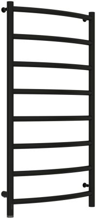 Полотенцесушитель, Сунержа, Галант 4.0, электрический, ширина, мм-532, высота, мм-1000, подключение-слева, нагревательный элемент-греющий кабель, мощность, Вт-147, материал-нержавеющая сталь, цвет-черный матовый, артикул 31-0830-1050
