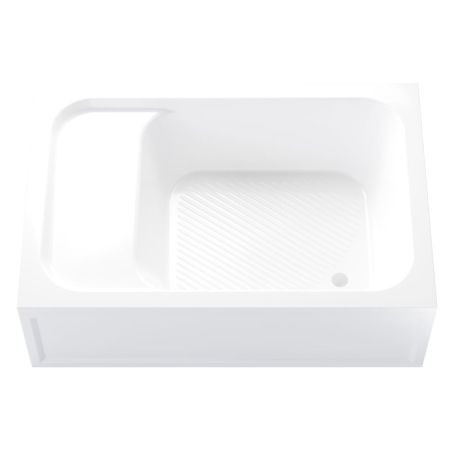 Душевой поддон прямоугольный RGW BC/L (с сиденьем) (800x1200)