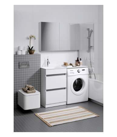 "Forma" тумба под умывальник с ящками, цвет белый, FOR01052, ТМ «AQWELLA», артикул FOR01052