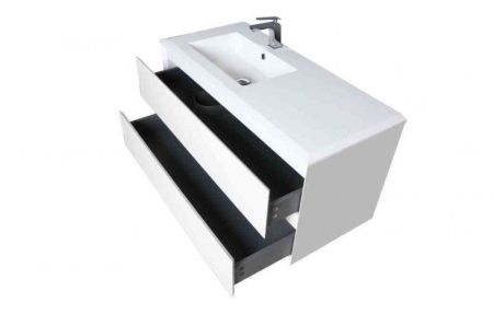 Мебель для ванной комнаты BELBAGNO Z, артикул BB-Z-1060-LVB-L-MAT