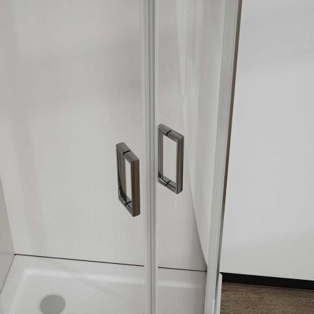 Душевые уголки Vincea Душевой уголок City VSQ-5CT800CL, 800*800, хром, стекло прозрачное ,, артикул VSQ-5CT800CL