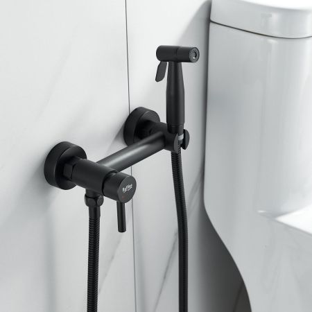 Гигиенический душ со смесителем Raffine F207H, черный