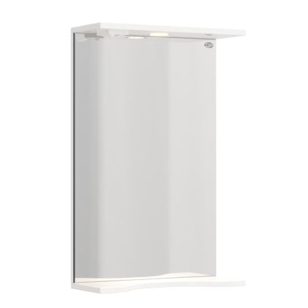 Зеркало Onika Коралл 45 белое, с подсветкой, артикул 204501