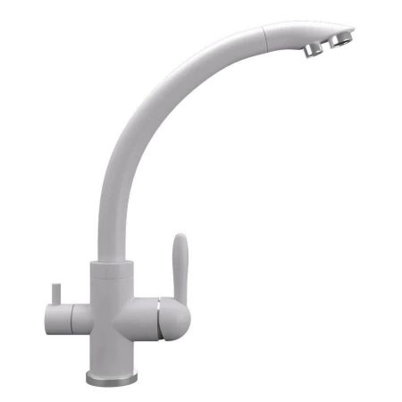 Смеситель для кухни Ulgran UQ-017-04, платина, артикул UQ-017-04