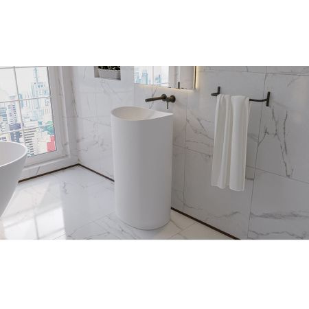 Умывальник WHITECROSS Stella 50x40 (белый мат) иск. камень