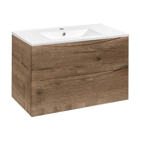 База под керамическую раковину Mia 900 подвесная, 2 выкатных ящика soft close, V.Oak, артикул VMC-2MC900VO