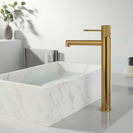 Смеситель для раковины Desire VBF-1D2BG однорычажный, брашированное золото, артикул VBF-1D2BG