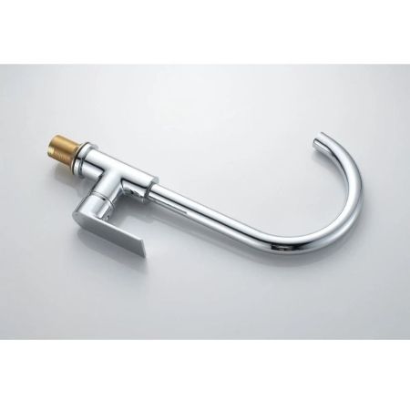 Смеситель для кухни Knotlor KN-31, хром, артикул KN-31