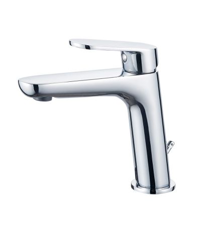 AQG Beta, однорычажный смеситель для раковины без донного клапана, цвет хром