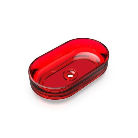 Knief Ellipse Shape Раковина накладная из полимерного материала 550x320x140 мм, цвет Rubin # 040, артикул 70203040