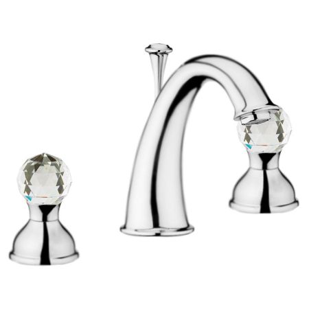 Смеситель для раковины Webert Karenina KA750101 Хром кристаллы Swarovski